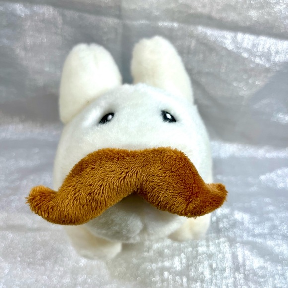 Kozik x Kidrobot Labbit Mustache Bunny Plush Stuffed Animal 7" - Picture 2 of 8